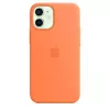 Cover Apple iPhone 12 mini Silicone Case with MagSafe Kumquat