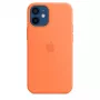 Cover Apple iPhone 12 mini Silicone Case with MagSafe Kumquat