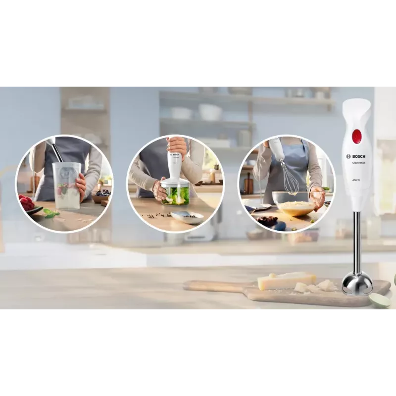 Bosch MSM24500 blender Immersion blender 400 W Red, White