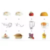 Bosch MUM5 Start Line universal food processor 800 W 3.9 L Orange, Silver, Transparent, White