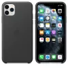Cover Apple iPhone 11 Pro Max Leather Case Black