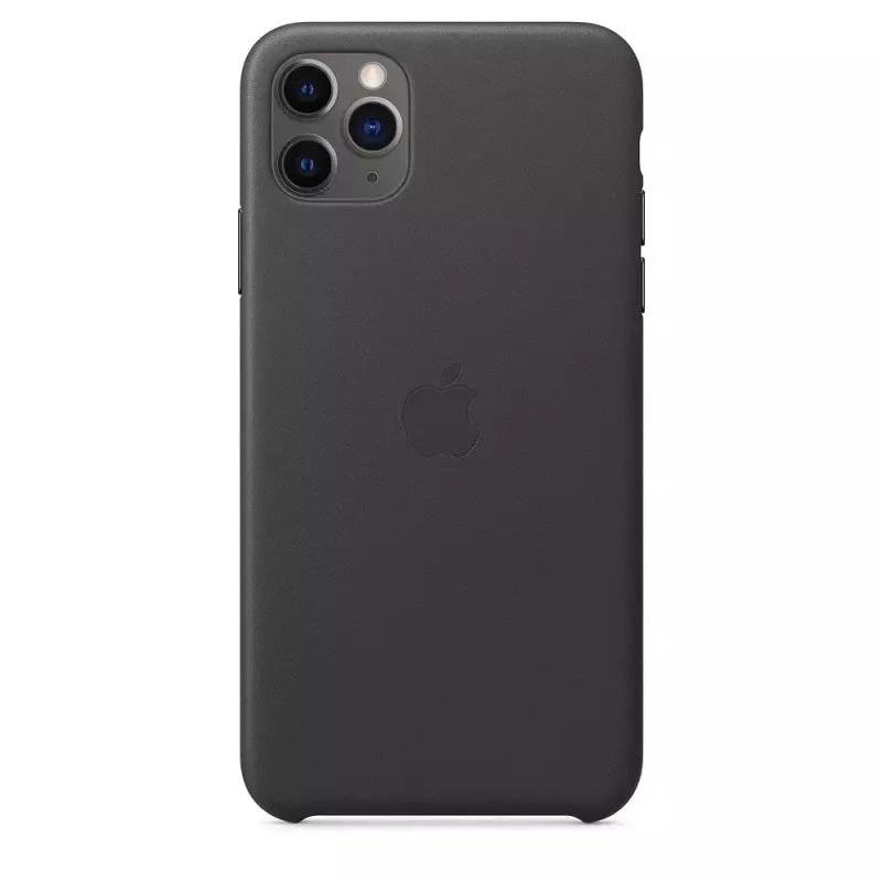 Cover Apple iPhone 11 Pro Max Leather Case Black