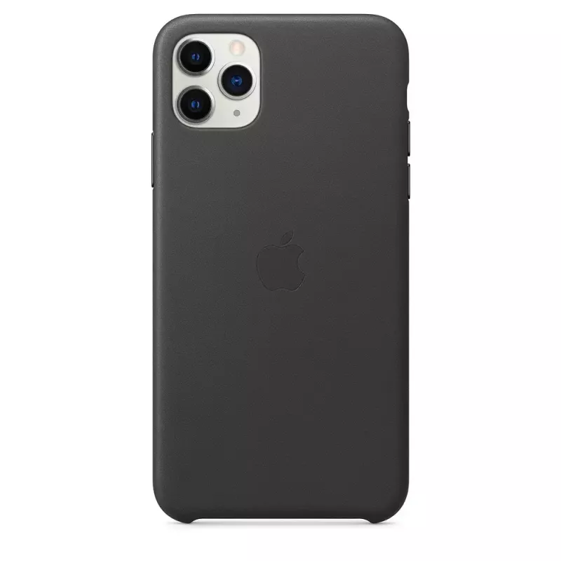 Cover Apple iPhone 11 Pro Max Leather Case Black