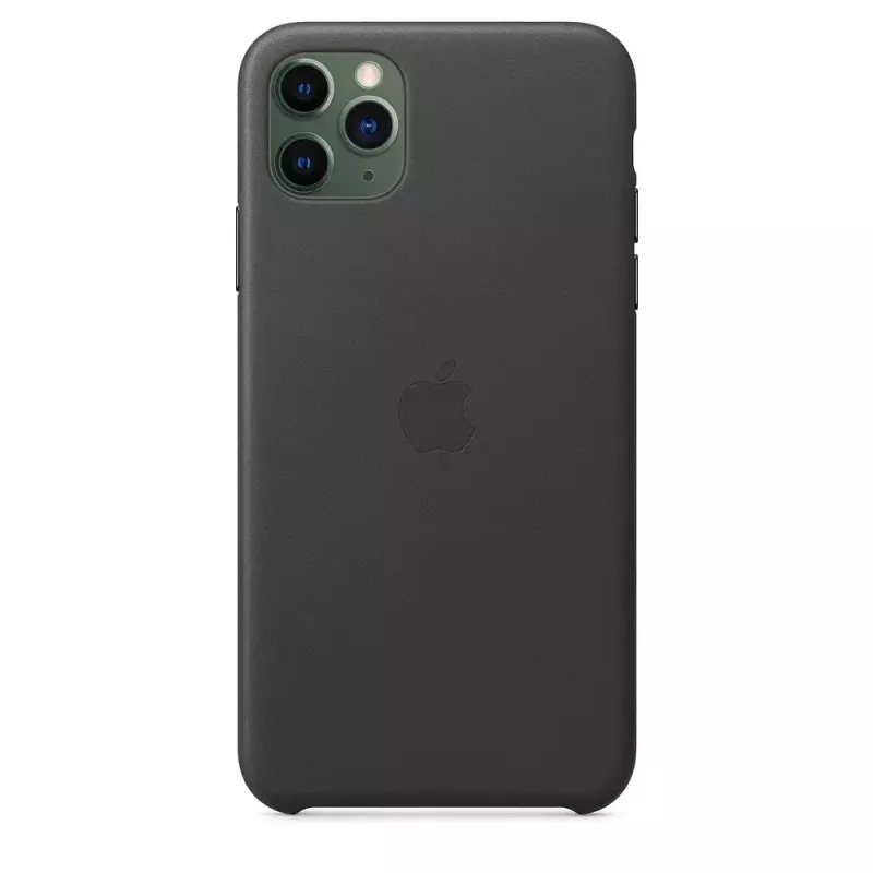 Cover Apple iPhone 11 Pro Max Leather Case Black