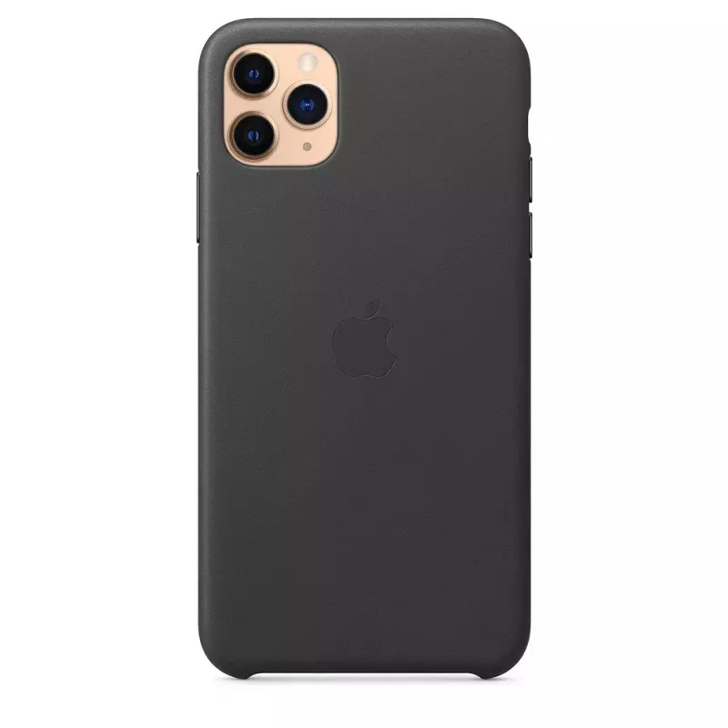 Cover Apple iPhone 11 Pro Max Leather Case Black