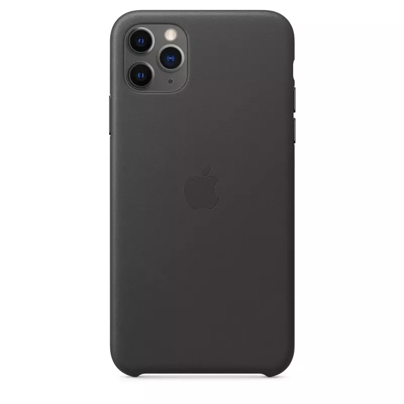 Cover Apple iPhone 11 Pro Max Leather Case Black