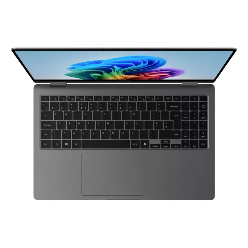 Samsung Galaxy Book5 360 Copilot+ PC Intel Core Ultra 7 258V Laptop 39.6 cm (15.6 inch) Touchscreen Full HD 32 GB LPDDR5x-SDRAM 1 TB SSD Wi-Fi 7 (802.11be) Windows 11 Home Grey