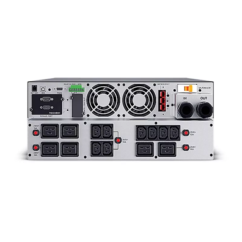 CyberPower OLS4KERT4UA-IEC uninterruptible power supply (UPS) Double-conversion (Online) 4 kVA 3800 W 15 AC outlet(s)