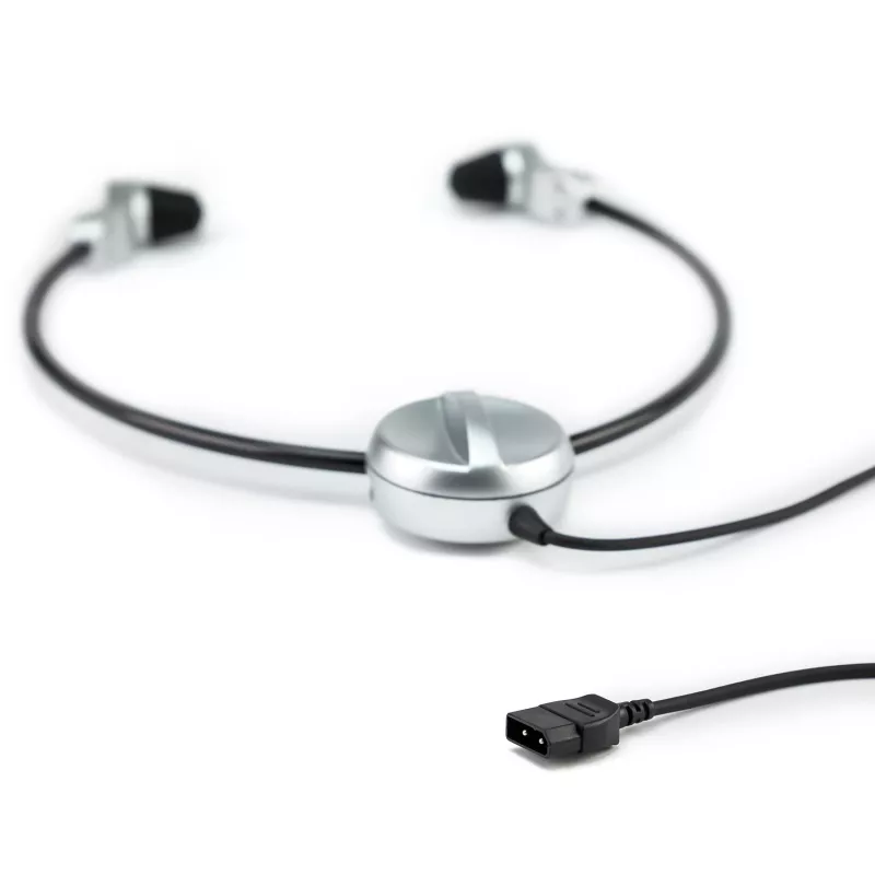 Grundig Swingphone 568 Headphones Wired Under-chin Black, Silver
