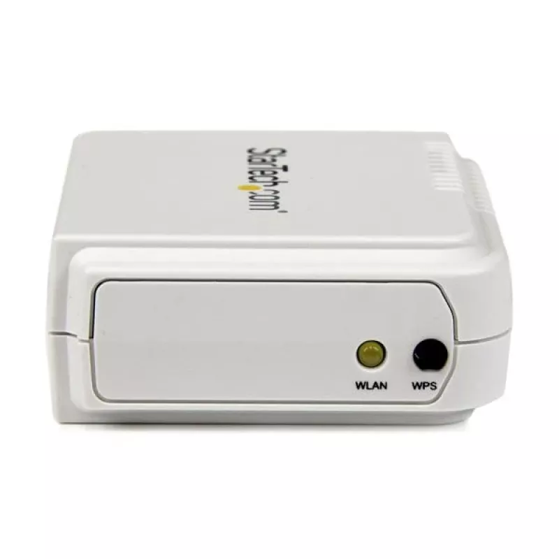 StarTech.com 1 Port USB Wireless N Network Print Server with 10/100 Mbps Ethernet Port - 802.11 b/g/n
