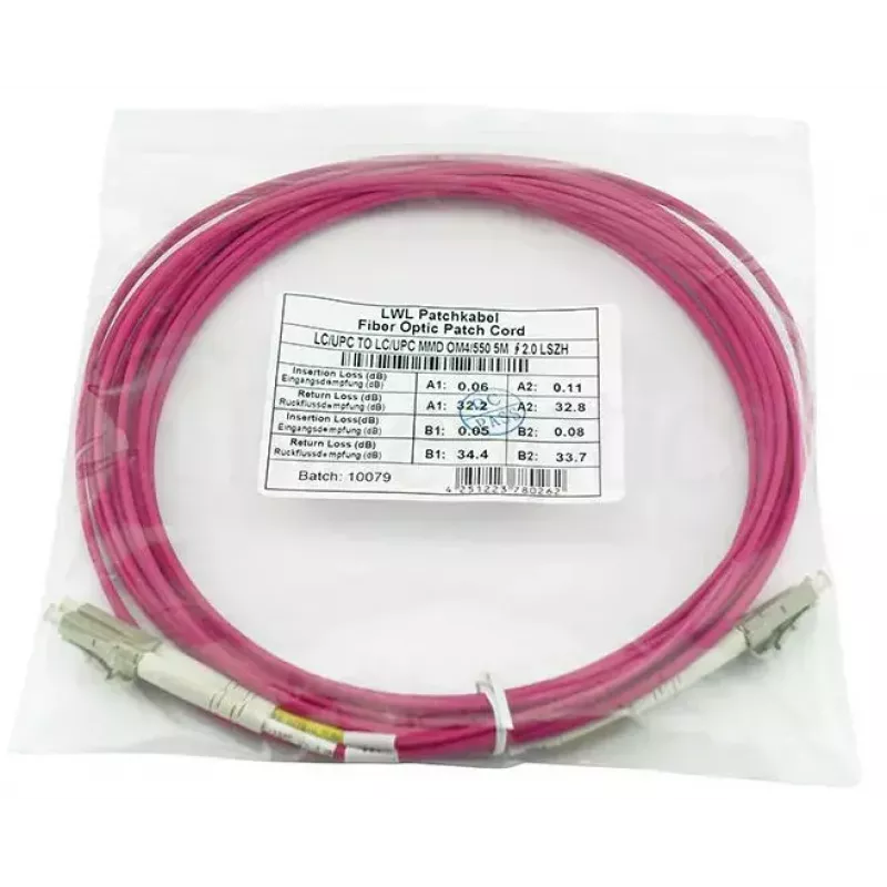 BlueOptics QK734A-BO InfiniBand fibre optic cable 5 m LC OM4