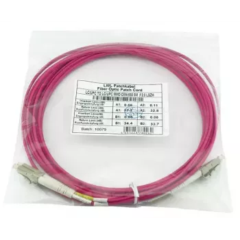 BlueOptics QK736A-BO InfiniBand Fibre Optic Cable 30 m LC Violet