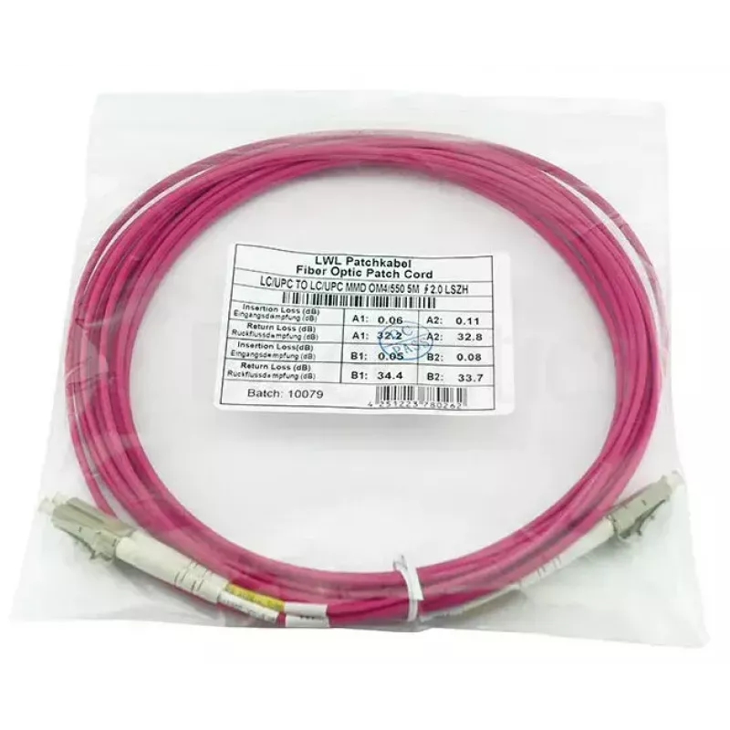 BlueOptics QK736A-BO InfiniBand Fibre Optic Cable 30 m LC Violet