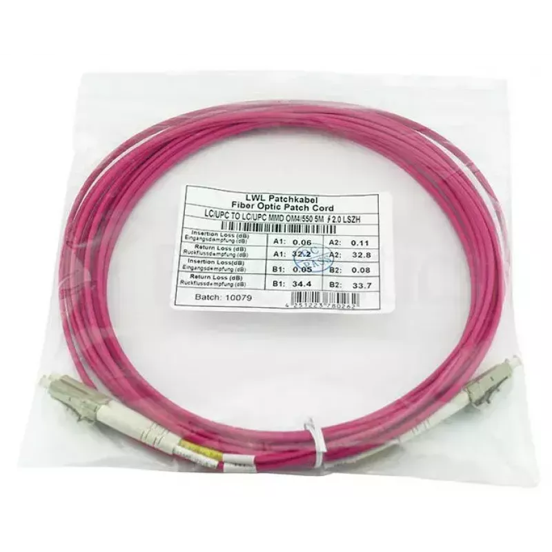 BlueOptics QK737A InfiniBand fibre optic cable 50 m LC OM4