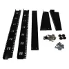 StarTech.com 2-Post 12U Desktop Server Rack, Small Open Frame 19in Computer Rack, Compact Network Rack for AV / Studio / Data / IT Equipment - Free Standing Two-Post Home/Office Rack