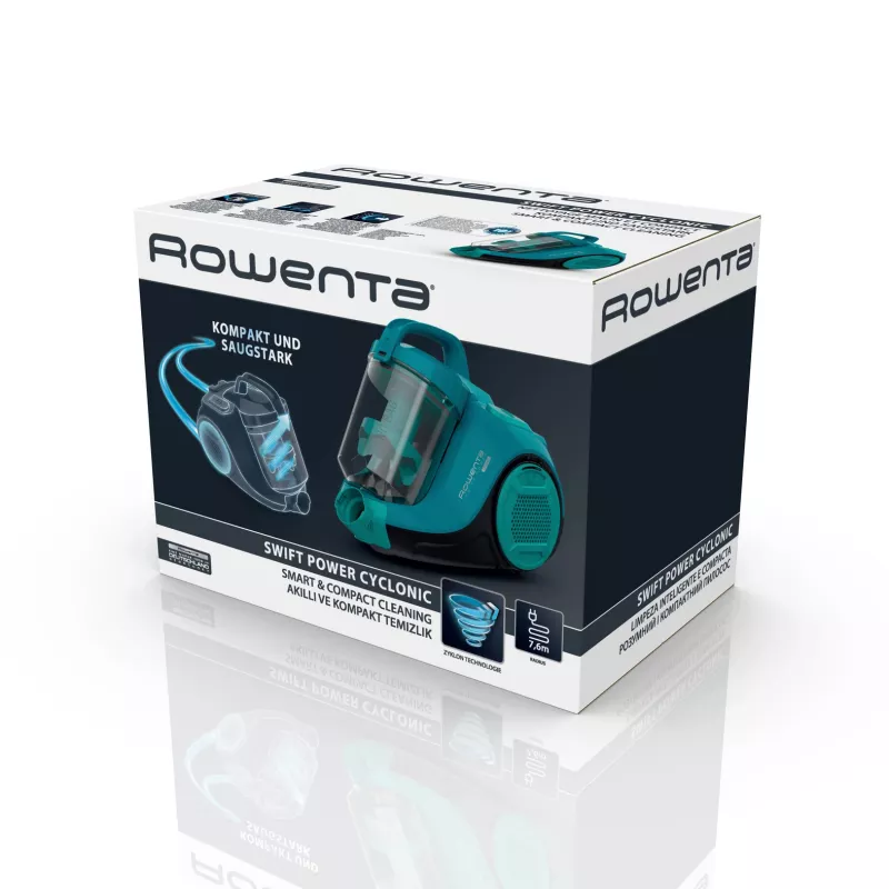 Rowenta Swift Power RO2932 1.2 L Cylinder vacuum Dry 750 W Bagless