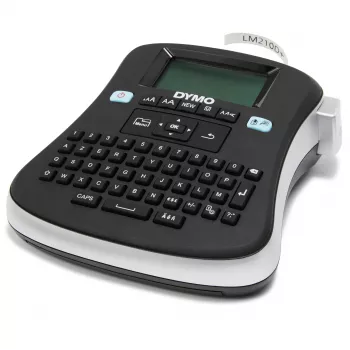 DYMO LabelManager ® ™ 210D - AZY, AZERTY, D1, Thermal transfer, 180 x 180 DPI, 12 mm/sec, Black, Silver