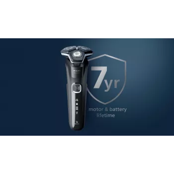 Rotation shaver Philips Series 5000 S5883/10 — 3-head, wet & dry, 60 min runtime, LED display, USB rechargeable