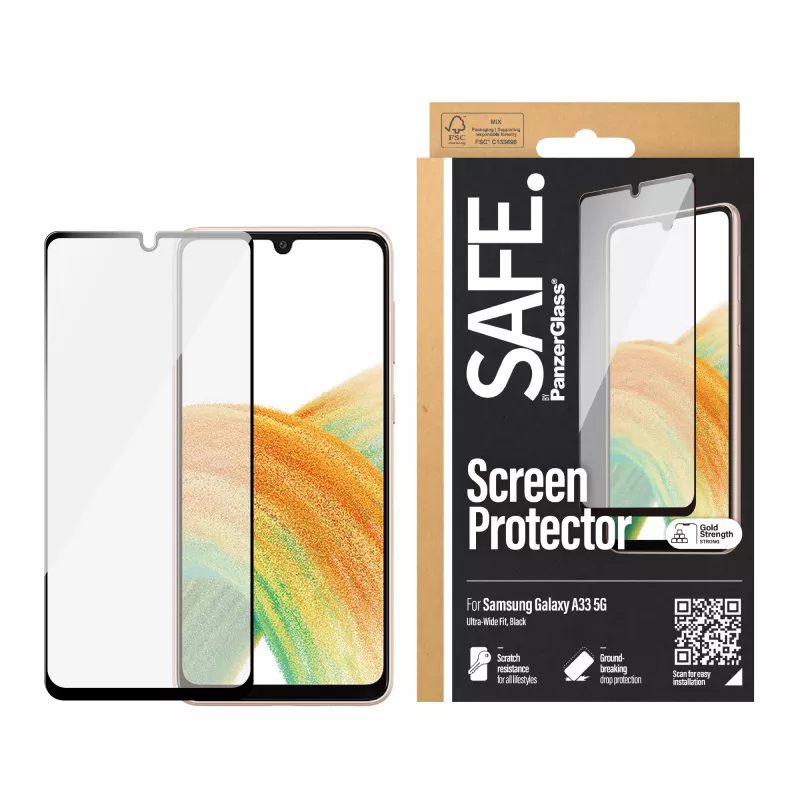 Screen Protector PanzerGlass SAFE Samsung Galaxy A33 5G Scratch Shock Resistant