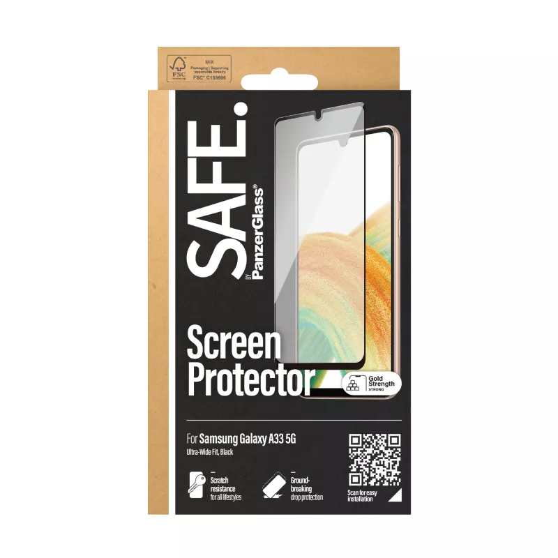 Screen Protector PanzerGlass SAFE Samsung Galaxy A33 5G Scratch Shock Resistant