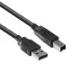 USB Cable ACT USB 2.0 A male - USB B male 0.50 m