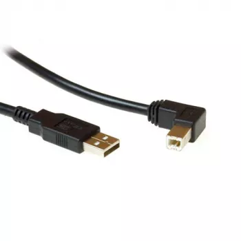USB 2.0 A male - USB B male (angled) 1.80 m, ACT, SB2408