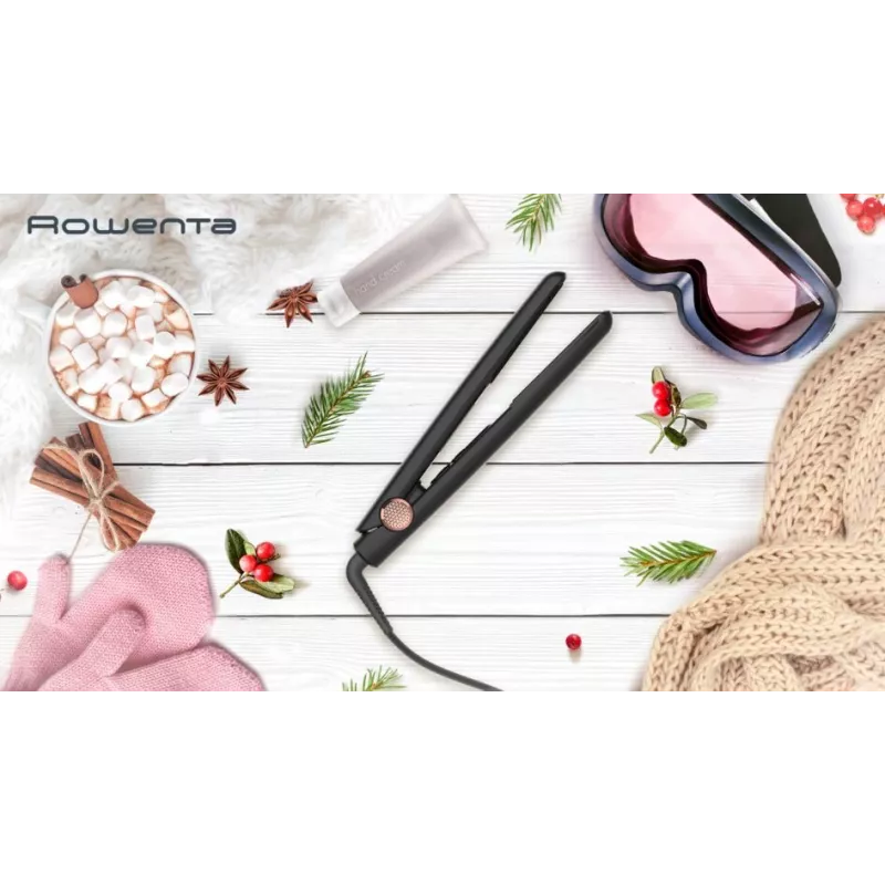 Rowenta Ultimate Experience SF8210 Straightening iron Warm Black, Copper 2.7 m