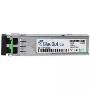 Fiber optic transceiver module BlueOptics SFP-1G-ZX-ZH-BO 1250 Mbit/s