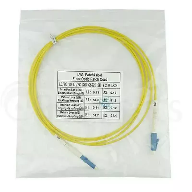 BlueOptics SFP2121BU20MK InfiniBand fibre optic cable 20 m LC Yellow