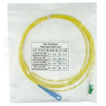 Fibre optic cable BlueOptics SFP2122BU25MX LC SC OS2 25 m Yellow
