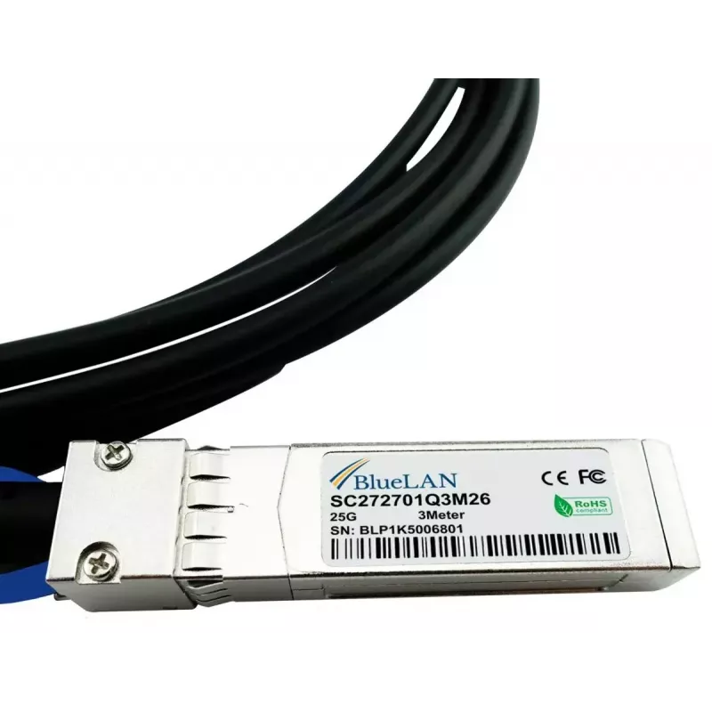 SFP28 DAC Cable BlueOptics SFP28-DAC-1M-AT-BL 1m Male/Male