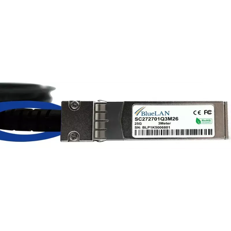 SFP28 DAC Cable BlueOptics SFP28-DAC-3M-LO-BL 3m Male/Male