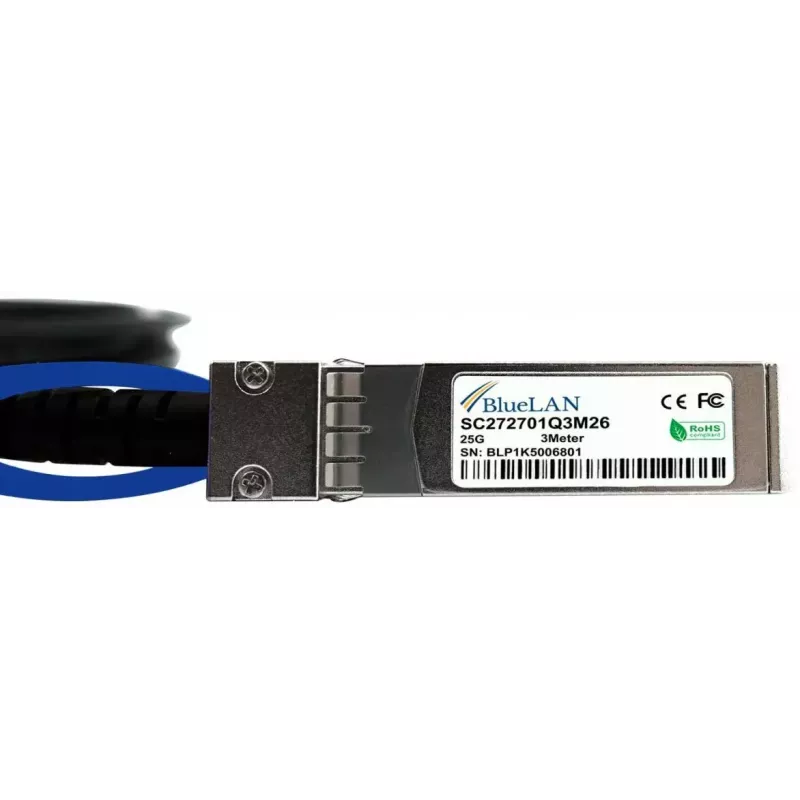 SFP28 DAC Cable BlueOptics SFP28-DAC-3M-LS-BL 3m Male/Male