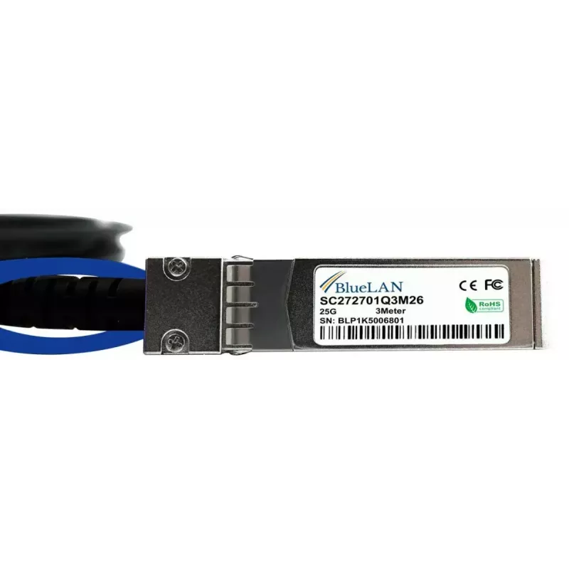 SFP28 DAC Cable BlueOptics SFP28-DAC-3M-MR-BL 3m Male/Male