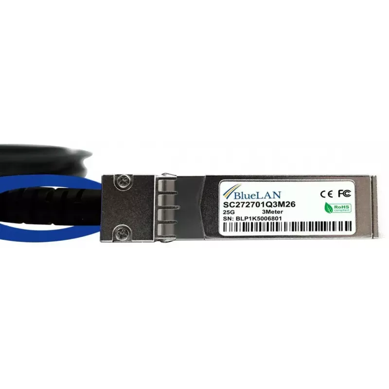 SFP28 DAC Cable BlueOptics SFP28-DAC-3M-ZY 3m Male/Male