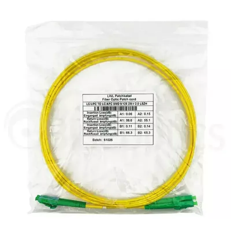 BlueOptics SFP3131BU2MM InfiniBand fibre optic cable 2 m LC Yellow