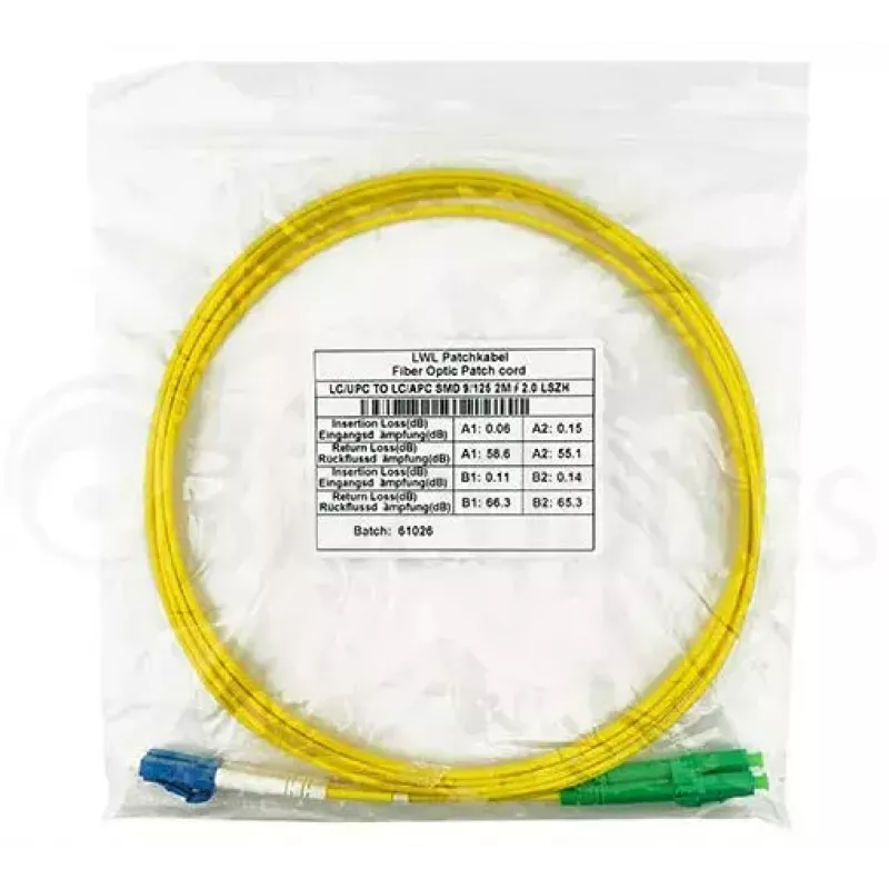 BlueOptics SFP3131BU2MS InfiniBand fibre optic cable 2 m LC Yellow