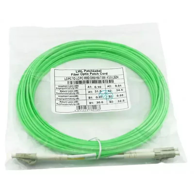 Fibre optic cable BlueOptics SFP3131GU20MK LC OM5 20 m Green