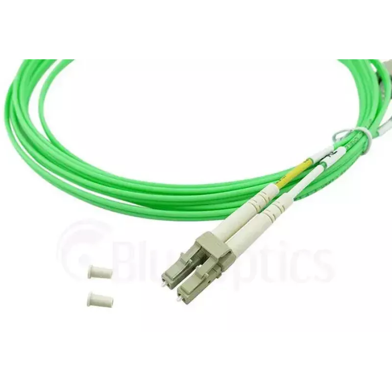 Fibre optic cable BlueOptics SFP3133GU10MK LC ST OM5 10 m Lime