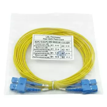 BlueOptics SFP3232BU50MK InfiniBand Fibre Optic Cable 50m SC Yellow
