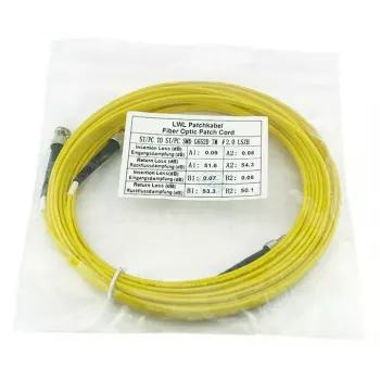 BlueOptics SFP3333BU2MK InfiniBand fibre optic cable 2 m ST Yellow