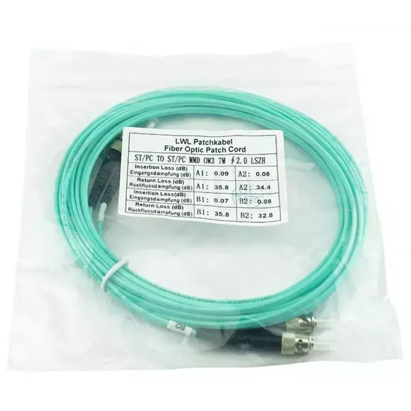 BlueOptics SFP3333EU20MK InfiniBand fibre optic cable 20 m ST Aqua