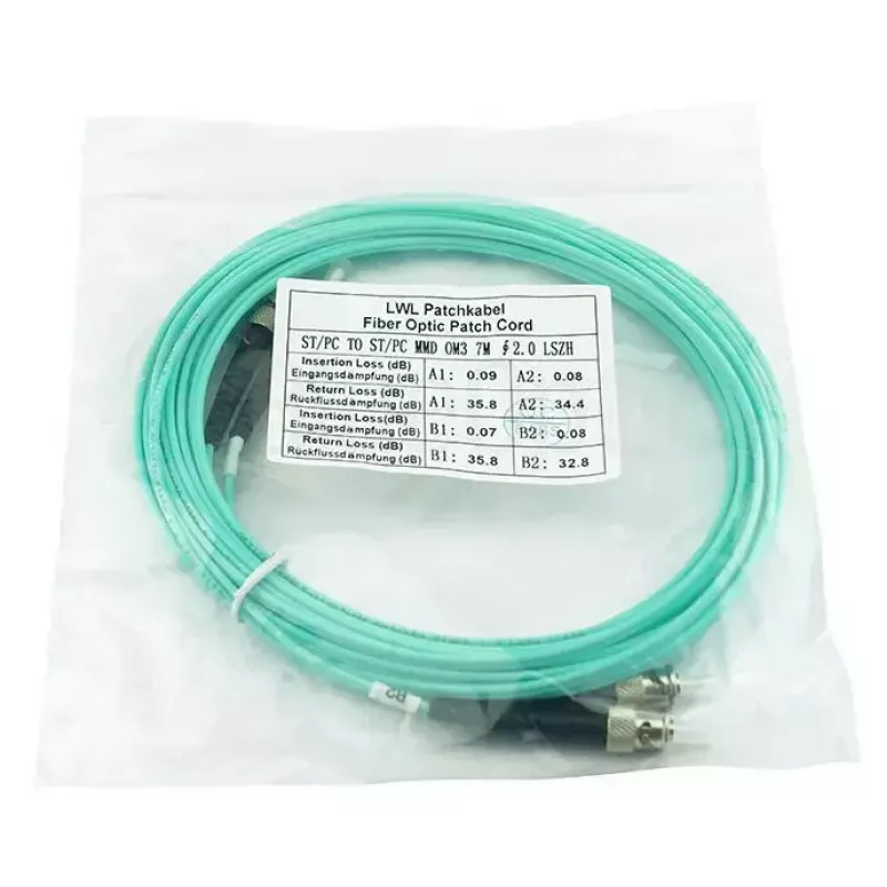 BlueOptics SFP3333EU50MK InfiniBand fibre optic cable 50 m ST Aqua