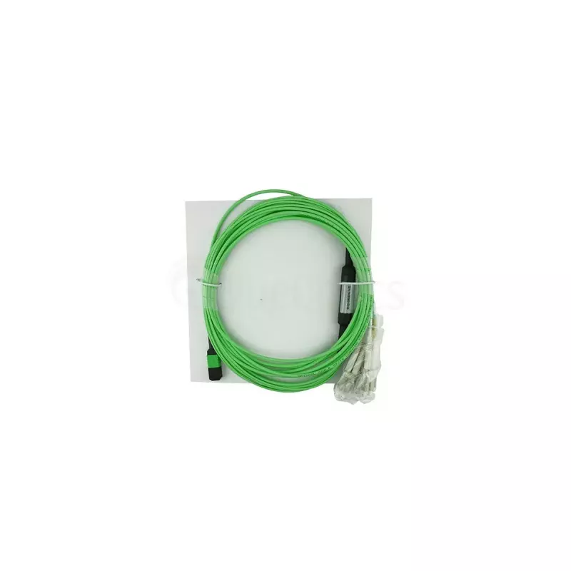 Fibre optic cable BlueOptics SFP5141GU3MKB MPO 4x LC OM5 3 m Lime