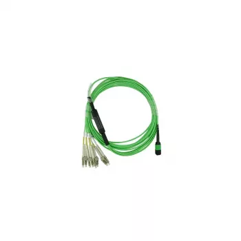 Fibre optic cable BlueOptics SFP5141GU7.5MKB MPO 4x LC OM5 7.5 m Lime