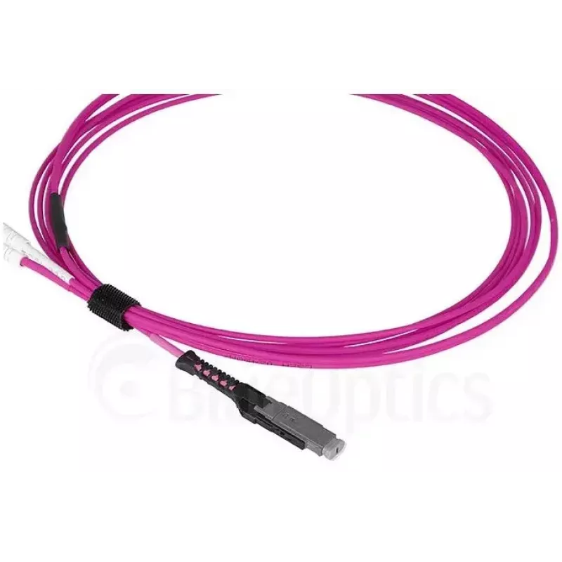 Fibre optic cable BlueOptics SFP9231FU1MK MDC LC OM4 1 m Magenta