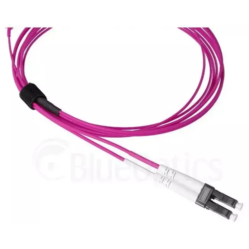 Fibre optic cable BlueOptics SFP9231FU1MK MDC LC OM4 1 m Magenta