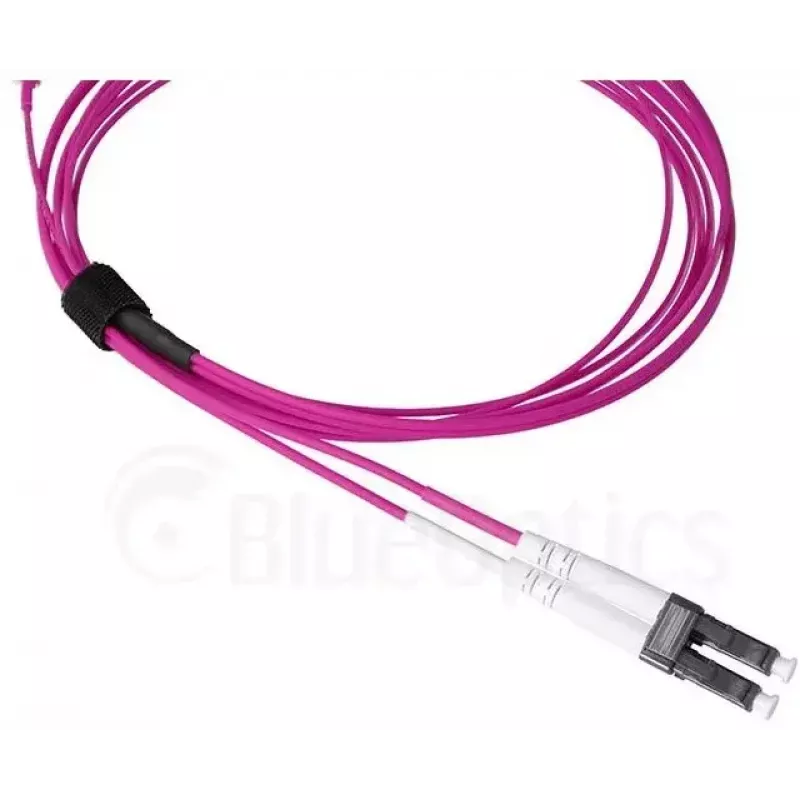 Fibre optic cable BlueOptics SFP9331FU1MK SN LC OM4 1 m Violet
