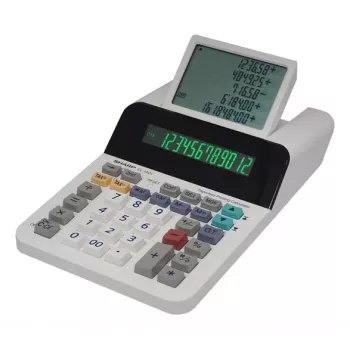 Sharp EL-1501 calculator Desktop Printing Multicolour, White
