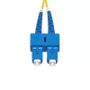 StarTech.com 2m (6.6ft) SC to SC (UPC) OS2 Single Mode Duplex Fiber Optic Cable, 9/125µm, 40G/100G Zipcord, Bend Insensitive, Low Insertion Loss - LSZH Fiber Jumper Cord